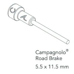 Alligator High-End Bremszug - 31 Stränge - Glänzend - Für Campagnolo Rennrad