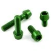 Aluminium - Schrauben - Innensechskant Konischer Kopf - Grün