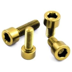 Aluminium - Schrauben - Zylinderkopf DIN 912 - Gold