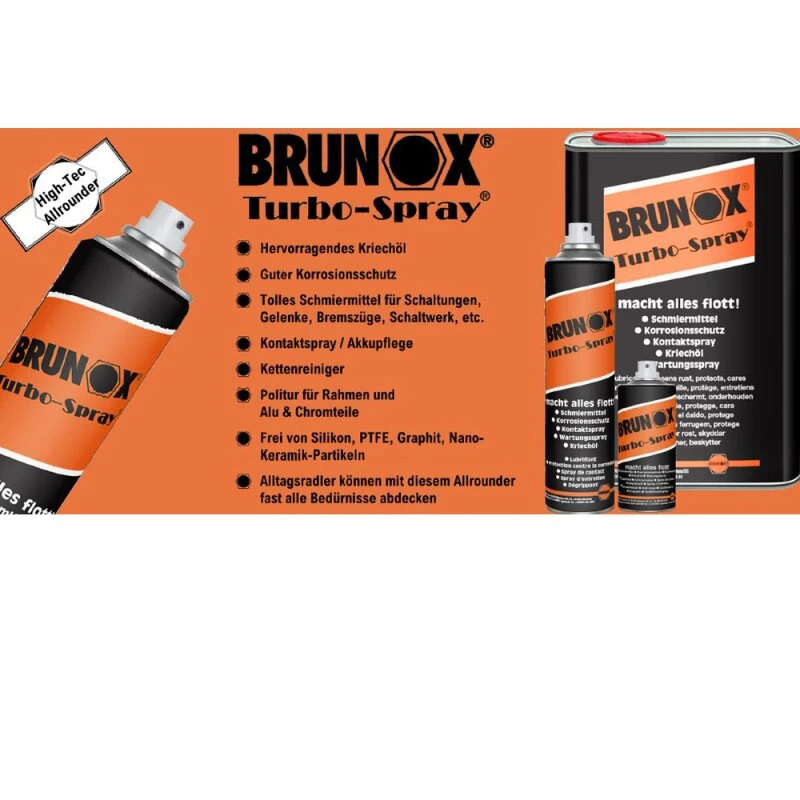 Brunox Turbo Spray - Multifunktionsspray - 100 ml Brunox Turbo Spray - Multifunktionsspray - 100 Ml -Tuning Bikes Verkaufe brunox turbo spray multifunktionsspray 100 ml2