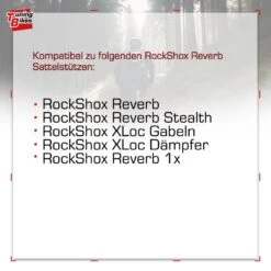 Entlüftungskit Für RockShox Reverb Sattelstützen (inkl. Stealth + 1X) / XLoc Gabel Und Dämpfer -Tuning Bikes Verkaufe entlueftungs kit rockshox reverb sattelstuetzen3