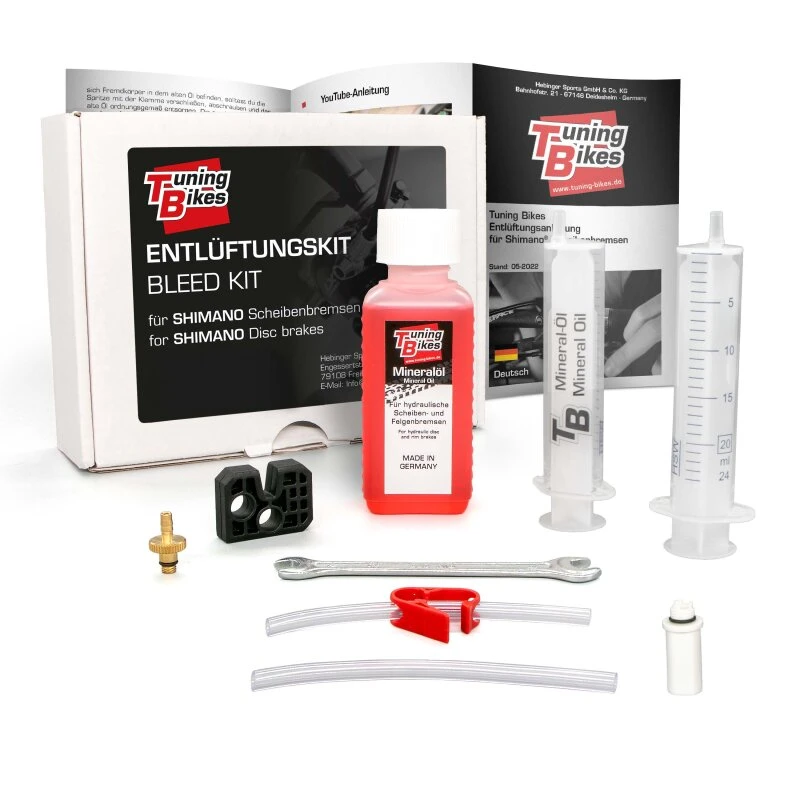 Entlüftungsset / Entlüftungskit für Shimano Scheibenbremsen - inkl. Mineralöl Entlüftungsset / Entlüftungskit Für Shimano Scheibenbremsen - Inkl. Mineralöl -Tuning Bikes Verkaufe entlueftungsset shimano scheibenbremsen