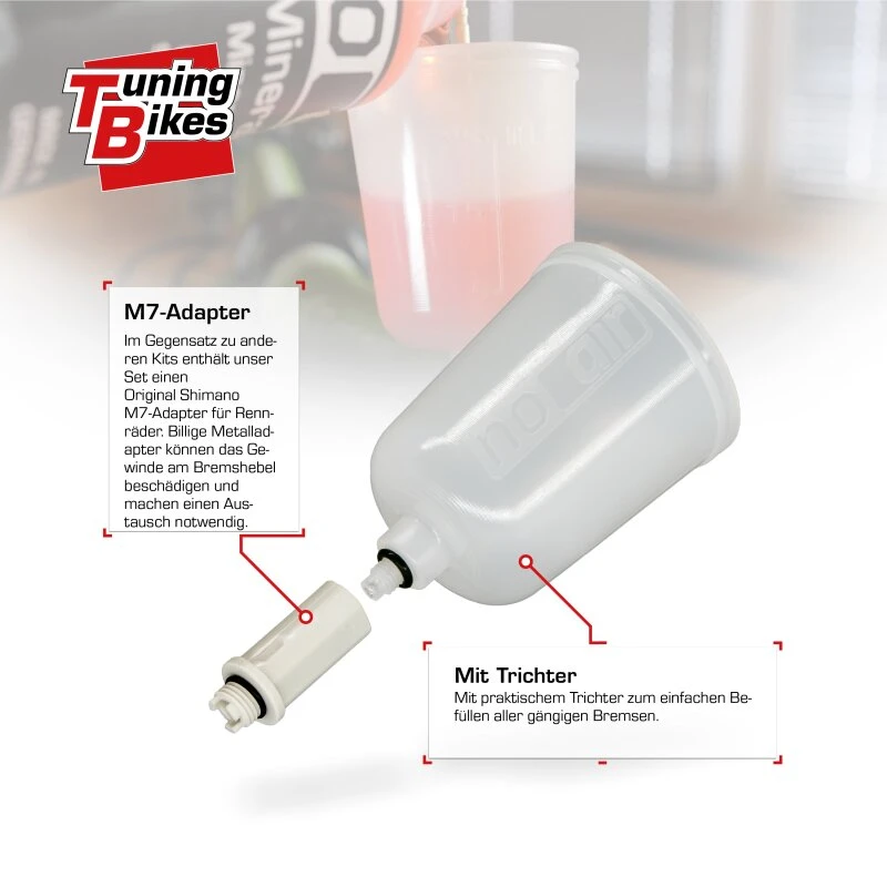 Entlüftungsset / Entlüftungskit für Shimano Scheibenbremsen - inkl. Mineralöl Entlüftungsset / Entlüftungskit Für Shimano Scheibenbremsen - Inkl. Mineralöl -Tuning Bikes Verkaufe entlueftungsset shimano scheibenbremsen5