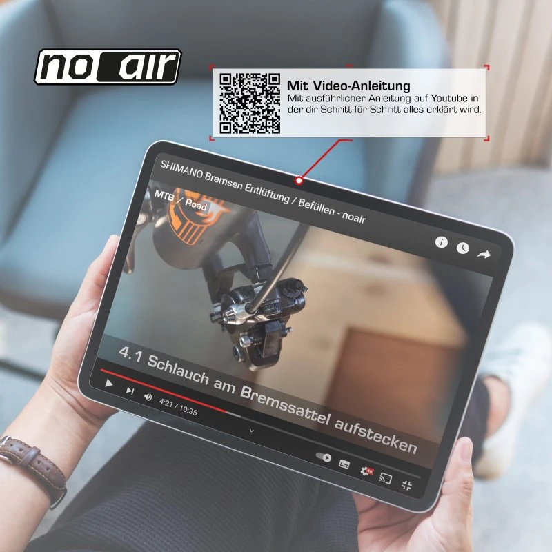 noair Entlüftungskit für Shimano Scheibenbremsen Noair Entlüftungskit Für Shimano Scheibenbremsen -Tuning Bikes Verkaufe noair entlueftungskit shimano bremsen5