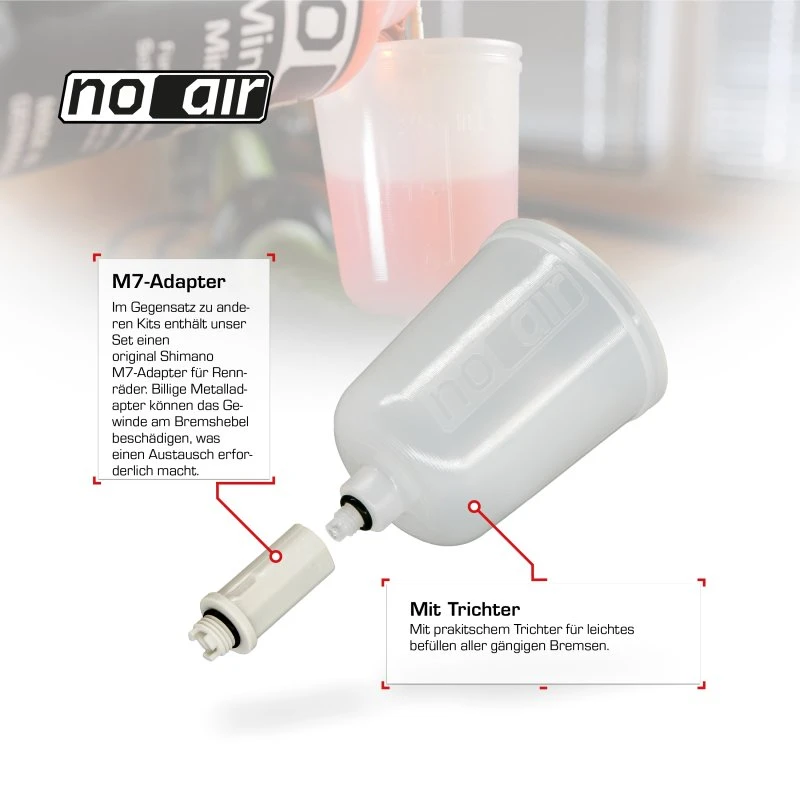 noair Entlüftungskit für Shimano Scheibenbremsen Noair Entlüftungskit Für Shimano Scheibenbremsen -Tuning Bikes Verkaufe noair entlueftungskit shimano bremsen7