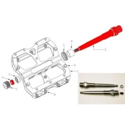 Reverse Ersatzlager / Achse Etc. Für Reverse-Pedale (2 Stk.)