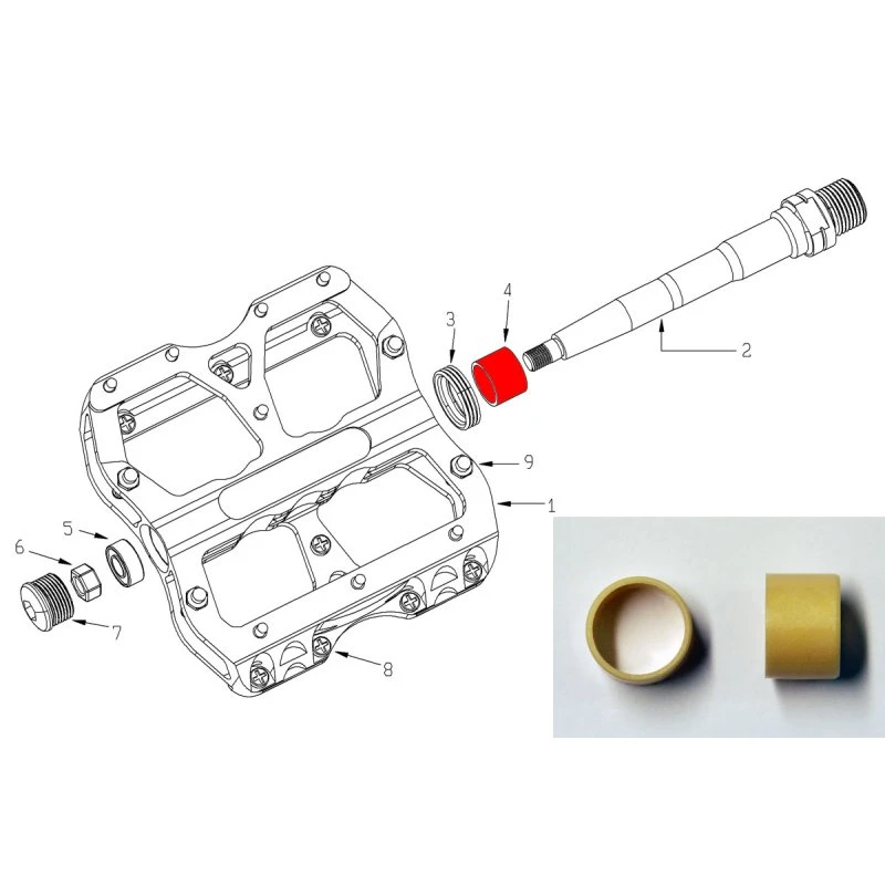 Reverse Ersatzlager / Achse etc. für Reverse-Pedale (2 Stk.) Reverse Ersatzlager / Achse Etc. Für Reverse-Pedale (2 Stk.) -Tuning Bikes Verkaufe reverse ersatzlager fuer reverse pedale2