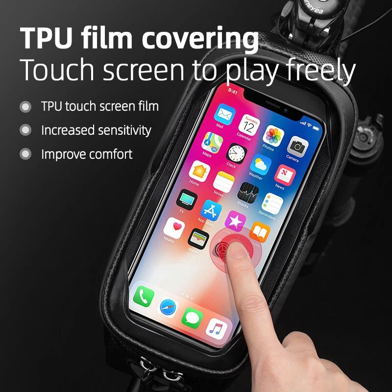 RockBros Oberrohrtasche für Handy - 1,7 L RockBros Oberrohrtasche Für Handy - 1,7 L -Tuning Bikes Verkaufe rockbros oberrohrtasche fuer handy 17 l3