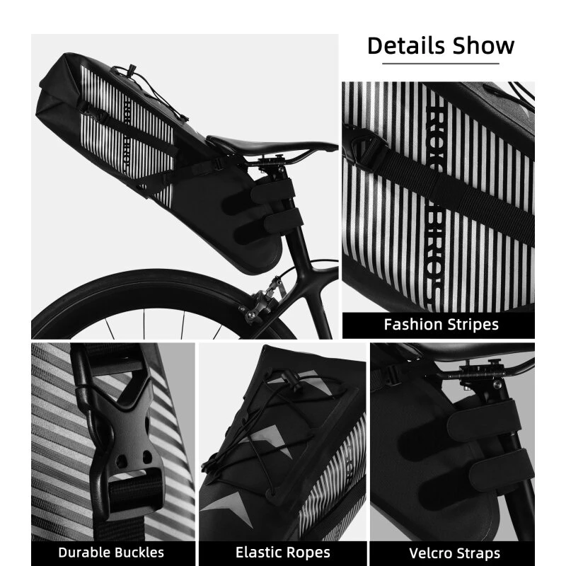 RockBros Satteltasche / "Arschrakete" - 10 L RockBros Satteltasche / "Arschrakete" - 10 L -Tuning Bikes Verkaufe rockbros satteltasche arschrakete 10 l6