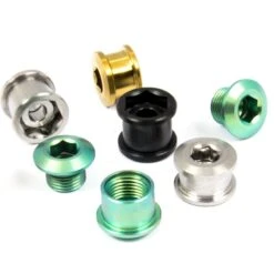 TB Kettenblatt-Schraube + Mutter - Titan