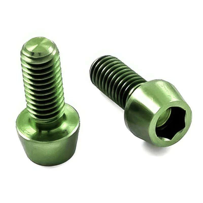 Titan Schrauben - Innensechskant konischer Kopf - Grün Titan Schrauben - Innensechskant Konischer Kopf - Grün -Tuning Bikes Verkaufe titan schrauben innensechskant konischer kopf gruen