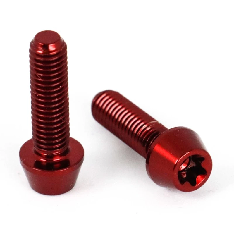 Titan Schrauben - Torx konischer Kopf - Rot Titan Schrauben - Torx Konischer Kopf - Rot -Tuning Bikes Verkaufe titan schrauben torx konischer kopf rot